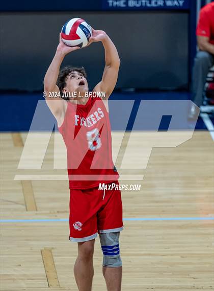 Thumbnail 3 in Fishers vs. Roncalli (IBVCA State semifinal playoff) photogallery.