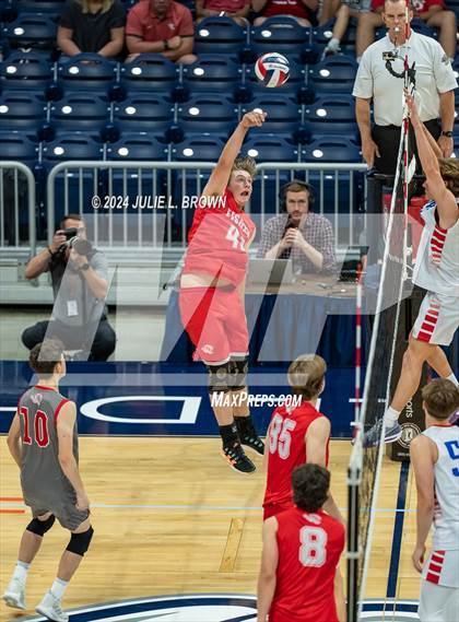 Thumbnail 2 in Fishers vs. Roncalli (IBVCA State semifinal playoff) photogallery.