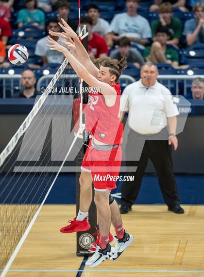 Thumbnail 2 in Fishers vs. Roncalli (IBVCA State semifinal playoff) photogallery.