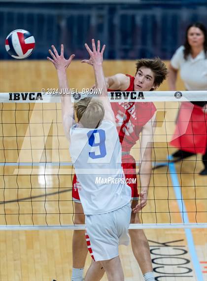 Thumbnail 2 in Fishers vs. Roncalli (IBVCA State semifinal playoff) photogallery.