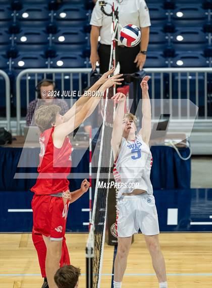 Thumbnail 1 in Fishers vs. Roncalli (IBVCA State semifinal playoff) photogallery.
