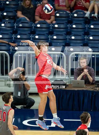 Thumbnail 1 in Fishers vs. Roncalli (IBVCA State semifinal playoff) photogallery.