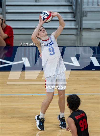 Thumbnail 1 in Fishers vs. Roncalli (IBVCA State semifinal playoff) photogallery.