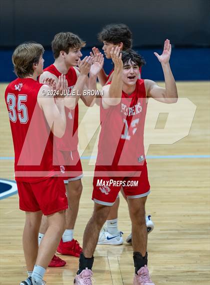 Thumbnail 3 in Fishers vs. Roncalli (IBVCA State semifinal playoff) photogallery.