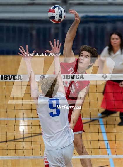 Thumbnail 3 in Fishers vs. Roncalli (IBVCA State semifinal playoff) photogallery.