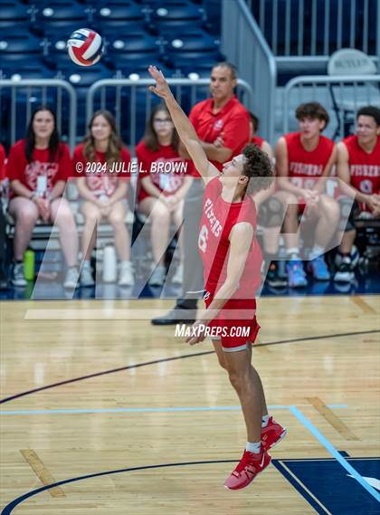 Thumbnail 2 in Fishers vs. Roncalli (IBVCA State semifinal playoff) photogallery.
