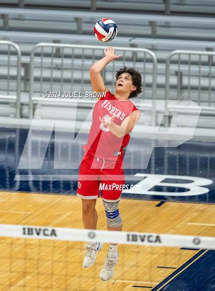 Thumbnail 3 in Fishers vs. Roncalli (IBVCA State semifinal playoff) photogallery.