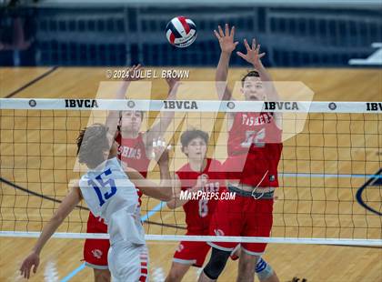 Thumbnail 1 in Fishers vs. Roncalli (IBVCA State semifinal playoff) photogallery.