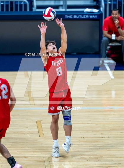 Thumbnail 1 in Fishers vs. Roncalli (IBVCA State semifinal playoff) photogallery.