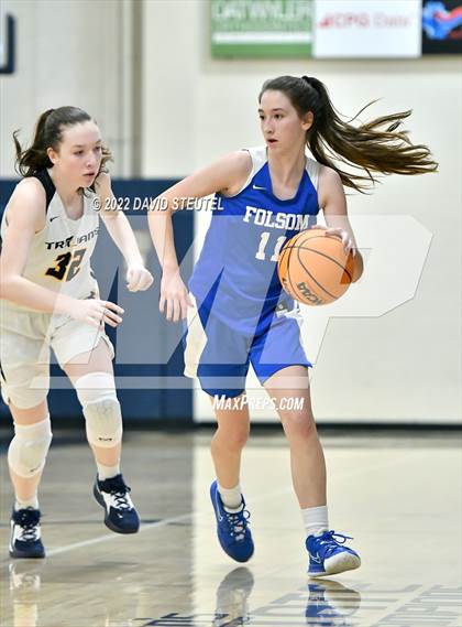 Thumbnail 2 in Folsom vs. Oak Ridge (Trojan Toss Up) photogallery.