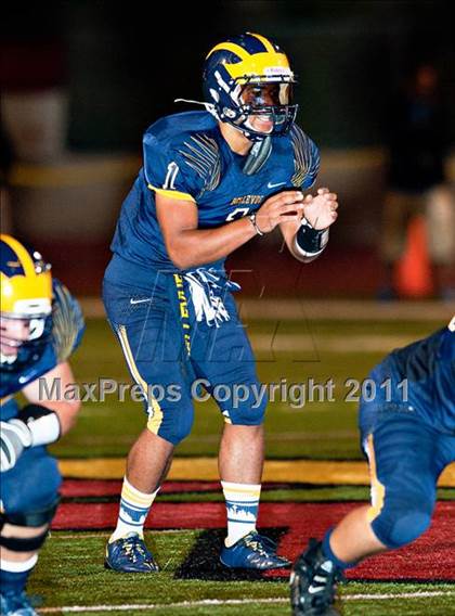 Thumbnail 1 in Bellevue vs. Oaks Christian (Mission Viejo Football Classic) photogallery.