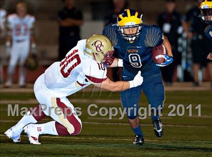 Thumbnail 1 in Bellevue vs. Oaks Christian (Mission Viejo Football Classic) photogallery.
