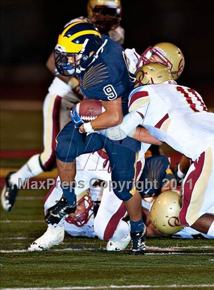 Thumbnail 1 in Bellevue vs. Oaks Christian (Mission Viejo Football Classic) photogallery.