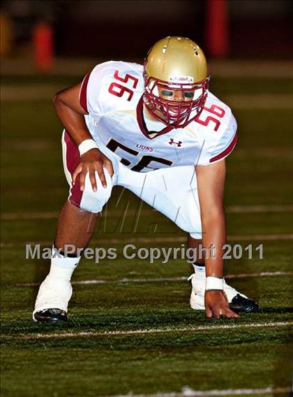 Thumbnail 3 in Bellevue vs. Oaks Christian (Mission Viejo Football Classic) photogallery.