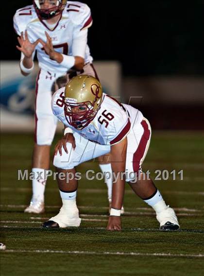 Thumbnail 2 in Bellevue vs. Oaks Christian (Mission Viejo Football Classic) photogallery.