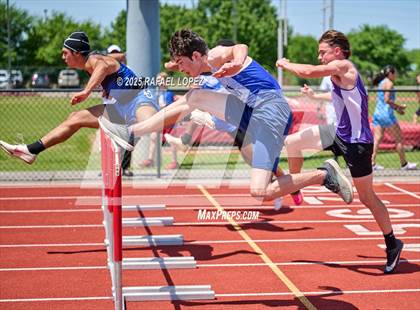 Thumbnail 3 in Lake Houston Conquerors Invitational (110 Hurdles) photogallery.