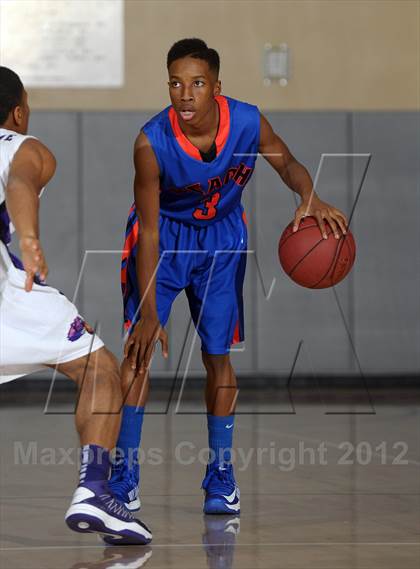 Thumbnail 3 in Miller Grove vs. Rainier Beach (MaxPreps Holiday Classic) photogallery.