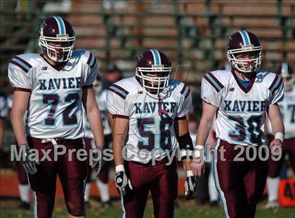 Thumbnail 1 in Xavier @ Mount St. Michael (CHSFL Class AA Quarterfinals) photogallery.