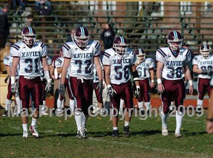 Thumbnail 3 in Xavier @ Mount St. Michael (CHSFL Class AA Quarterfinals) photogallery.