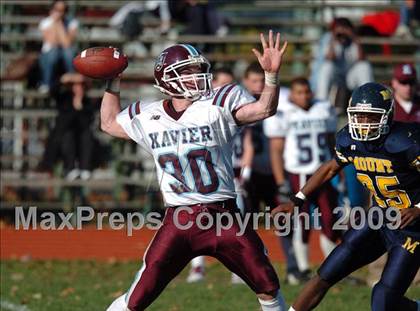 Thumbnail 1 in Xavier @ Mount St. Michael (CHSFL Class AA Quarterfinals) photogallery.