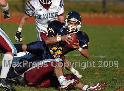 Thumbnail 2 in Xavier @ Mount St. Michael (CHSFL Class AA Quarterfinals) photogallery.