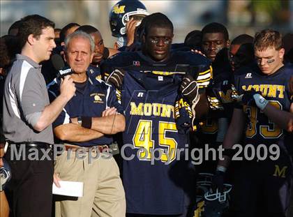 Thumbnail 2 in Xavier @ Mount St. Michael (CHSFL Class AA Quarterfinals) photogallery.