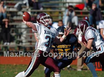 Thumbnail 3 in Xavier @ Mount St. Michael (CHSFL Class AA Quarterfinals) photogallery.