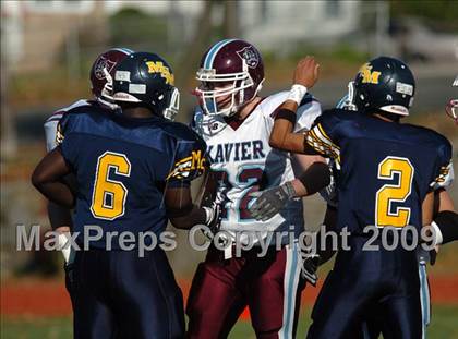 Thumbnail 1 in Xavier @ Mount St. Michael (CHSFL Class AA Quarterfinals) photogallery.