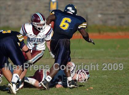 Thumbnail 3 in Xavier @ Mount St. Michael (CHSFL Class AA Quarterfinals) photogallery.