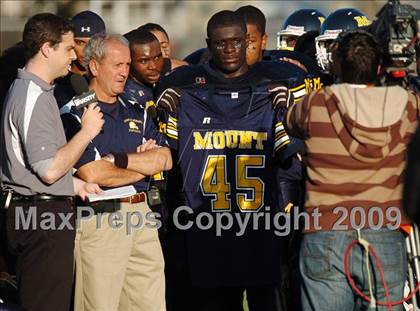 Thumbnail 3 in Xavier @ Mount St. Michael (CHSFL Class AA Quarterfinals) photogallery.