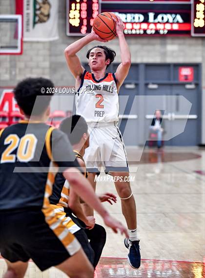 Thumbnail 2 in Rolling Hills Prep vs. Bosco Tech (Nike Extravaganza) photogallery.