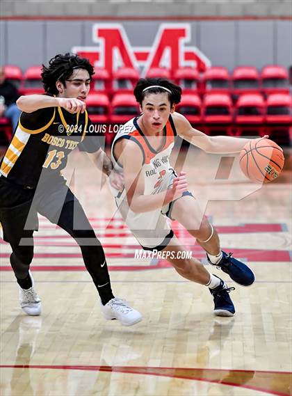 Thumbnail 2 in Rolling Hills Prep vs. Bosco Tech (Nike Extravaganza) photogallery.