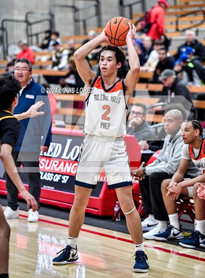 Thumbnail 2 in Rolling Hills Prep vs. Bosco Tech (Nike Extravaganza) photogallery.