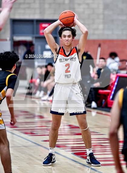 Thumbnail 3 in Rolling Hills Prep vs. Bosco Tech (Nike Extravaganza) photogallery.