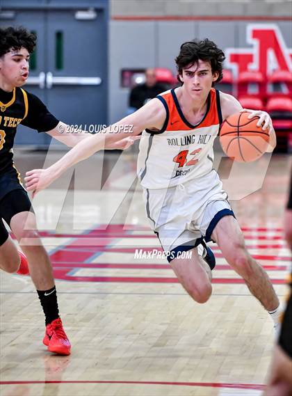 Thumbnail 1 in Rolling Hills Prep vs. Bosco Tech (Nike Extravaganza) photogallery.
