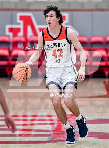 Thumbnail 2 in Rolling Hills Prep vs. Bosco Tech (Nike Extravaganza) photogallery.