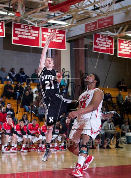 Thumbnail 3 in Xavier vs. Wilbur Cross (SCC Quarterfinal) photogallery.