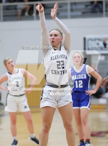 Thumbnail 2 in Alexander Central vs. Maiden photogallery.