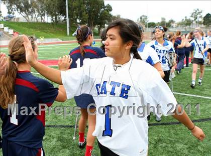 Thumbnail 1 in Cate vs. St. Margaret's (CIF SS D2 Final) photogallery.