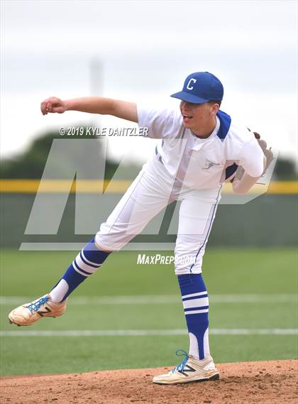 Thumbnail 1 in Celeste vs Windthorst (UIL 2A Region 2 Area Playoff) photogallery.