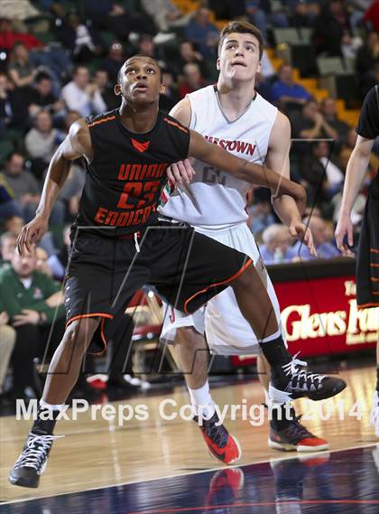 Thumbnail 2 in Jamestown vs. Union-Endicott (NYSPHSAA Class AA Semifinal) photogallery.