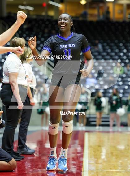 Thumbnail 2 in Grand Oaks vs. Prosper (UIL 6A Volleyball Semifinal) photogallery.