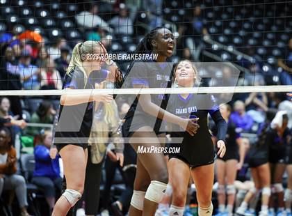 Thumbnail 2 in Grand Oaks vs. Prosper (UIL 6A Volleyball Semifinal) photogallery.