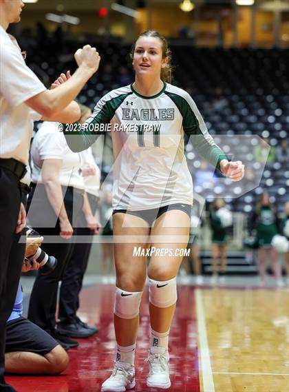 Thumbnail 2 in Grand Oaks vs. Prosper (UIL 6A Volleyball Semifinal) photogallery.