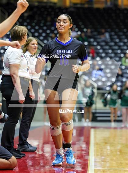 Thumbnail 1 in Grand Oaks vs. Prosper (UIL 6A Volleyball Semifinal) photogallery.