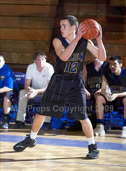 Thumbnail 1 in Lincoln @ Sacramento (CIF SJS D3 Playoffs) photogallery.