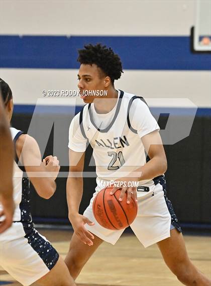Thumbnail 1 in Allen vs. Manvel (McDonald's Texas Invitational) photogallery.
