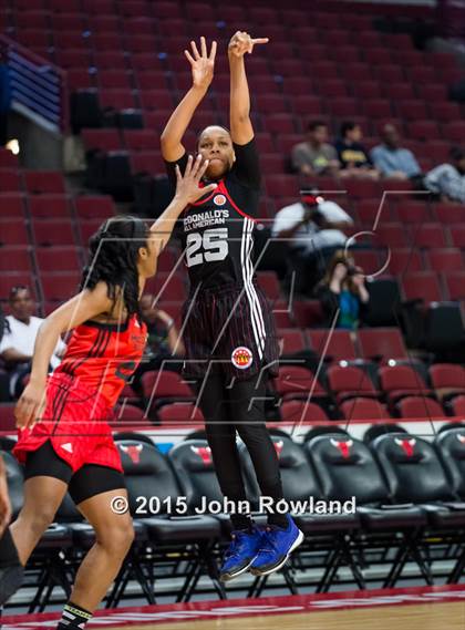 Thumbnail 1 in 2015 McDonald's All American Girls Game photogallery.