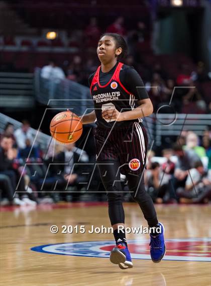 Thumbnail 3 in 2015 McDonald's All American Girls Game photogallery.