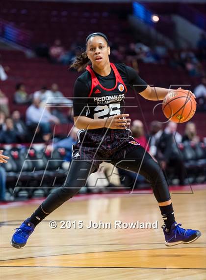 Thumbnail 1 in 2015 McDonald's All American Girls Game photogallery.